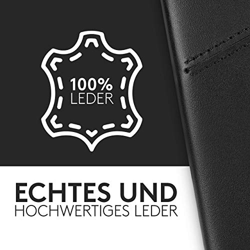 NEU! arcoma. Kartenetui - Echtleder Slim-Wallet mit RFID Schutz