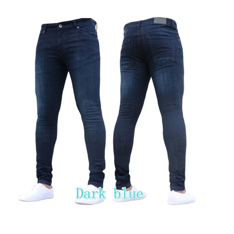 Men Pencil Jeans Solid