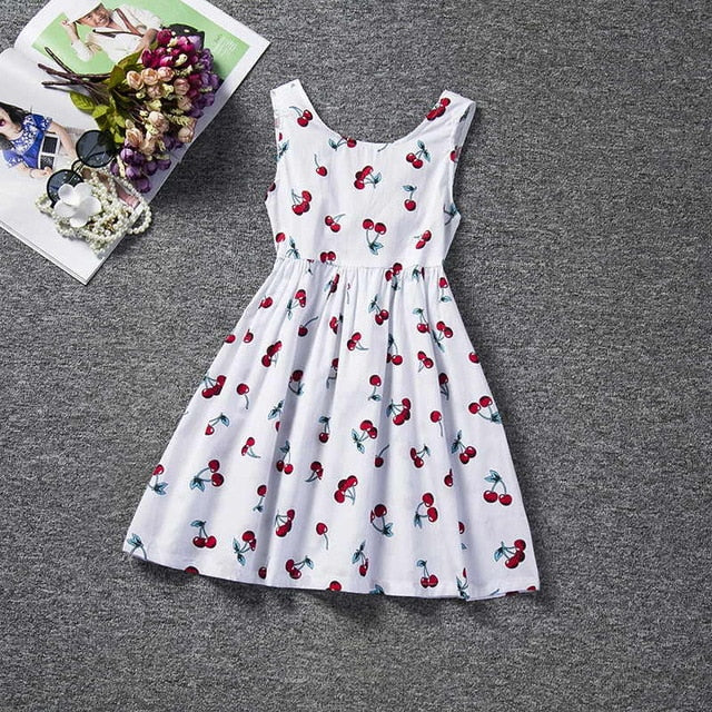 Cartoon Unicorn Pattern Tshirt and Tutu Dress for Girls