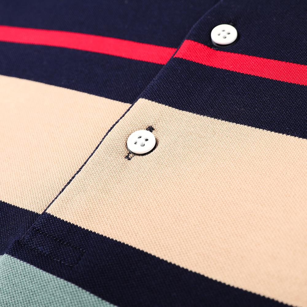 GF Summer Striped Men's Polo Shirts