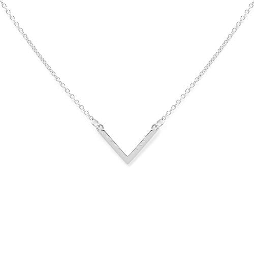 Prettique® Kette Damen aus edlem 925 Sterlingsilber rhodiniert
