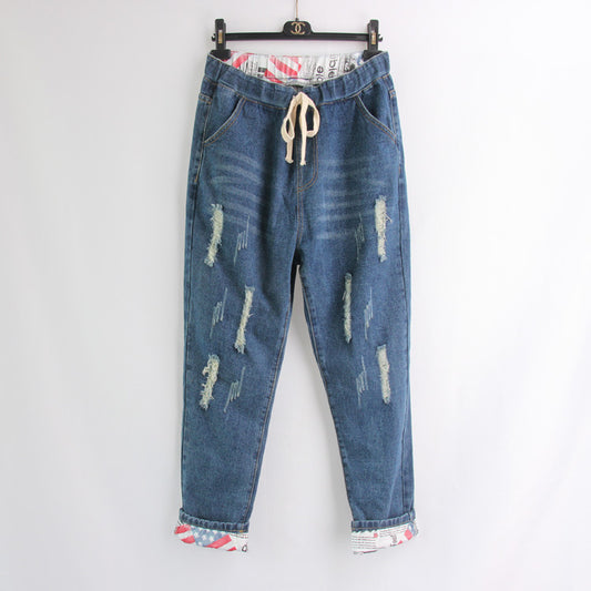 Loose Plus Fat To Increase Fashionable Harem Pants