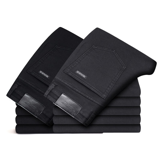 Jeans Trousers Men Elasticity Skinny