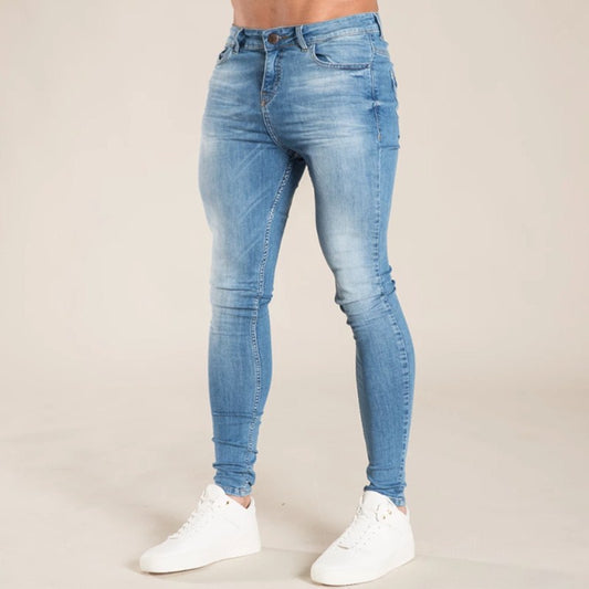Men Pencil Jeans Solid